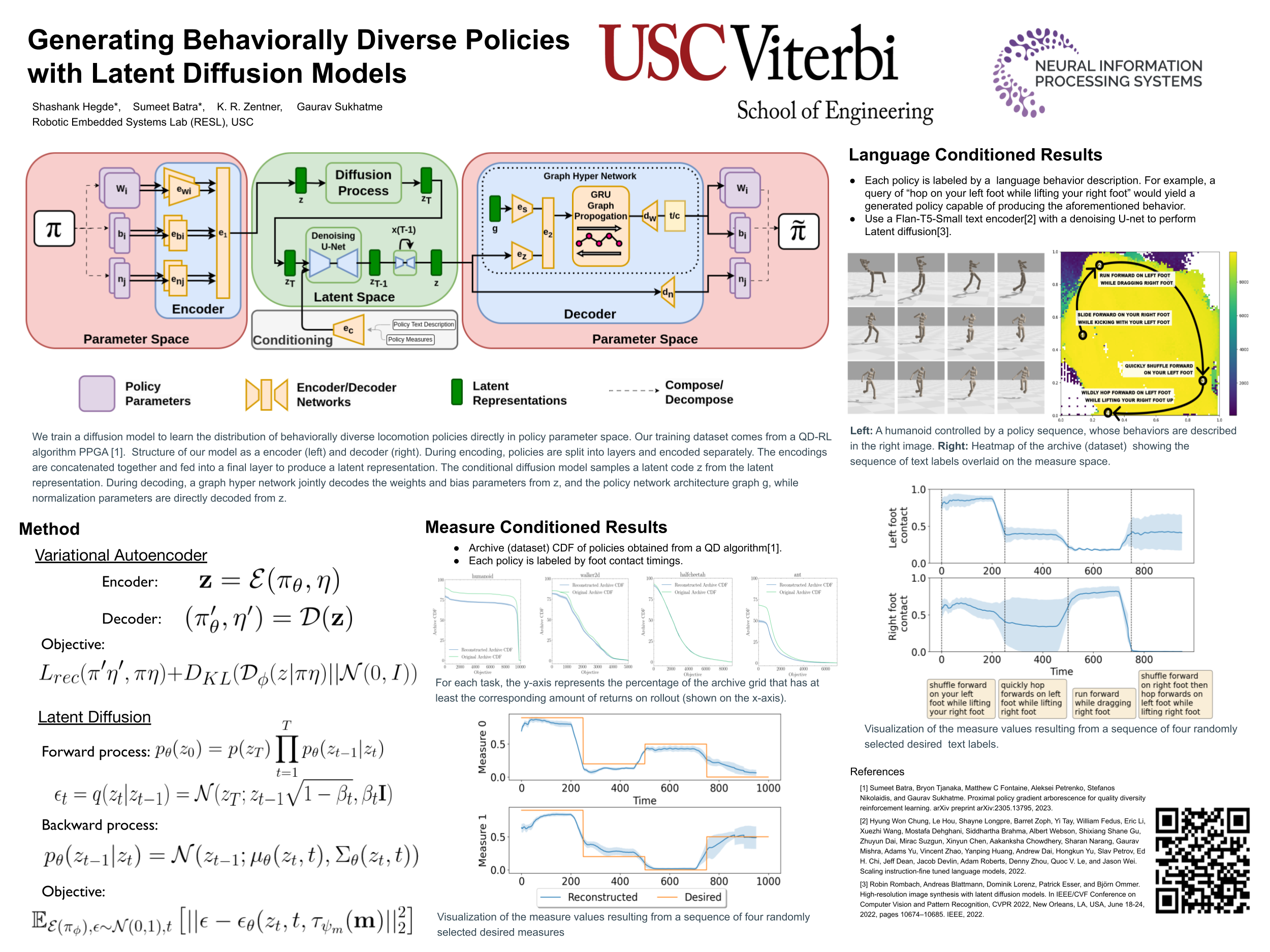 NeurIPS Poster Generating Behaviorally Diverse Policies with Latent